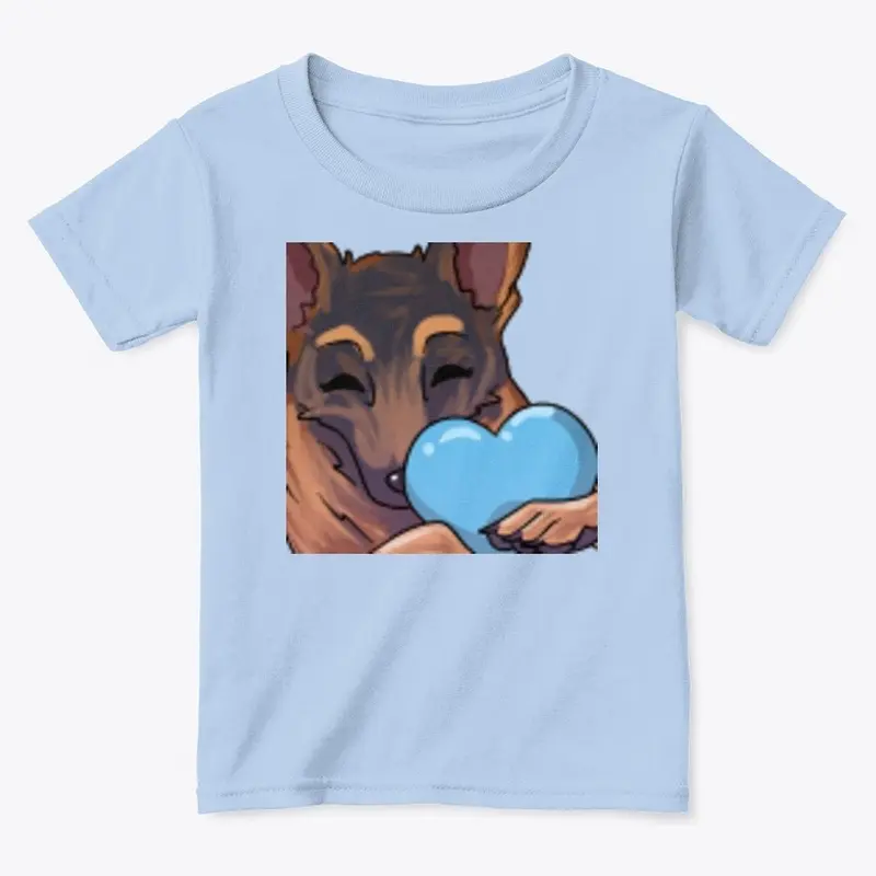 TMoneyDog Heart Toddlers T-Shirt