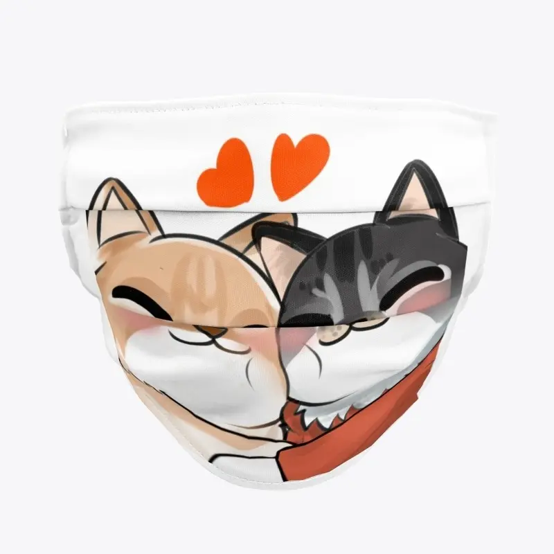 Alvin-Kitty Hugging Face Mask