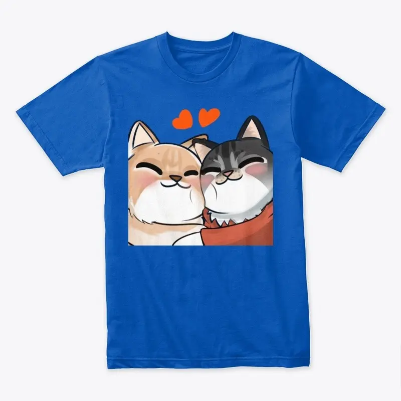 Alvin-Kitty Hugging - Unisex Tee