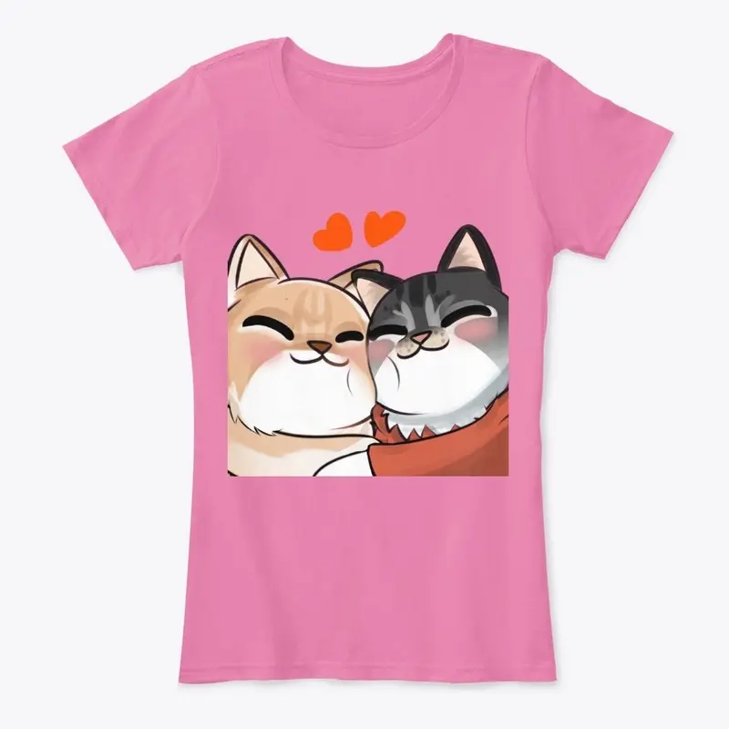 Alvin-Kitty Hugging - Women's Tee